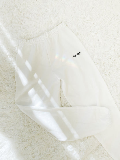 LASH embroidered sweatpants