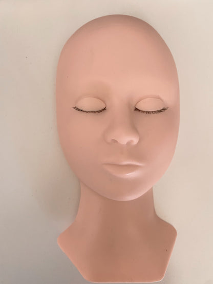 mannequin head with removal lids