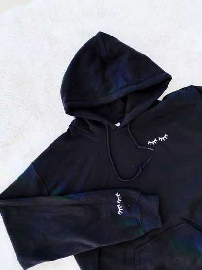 LASH embroidered hoodie