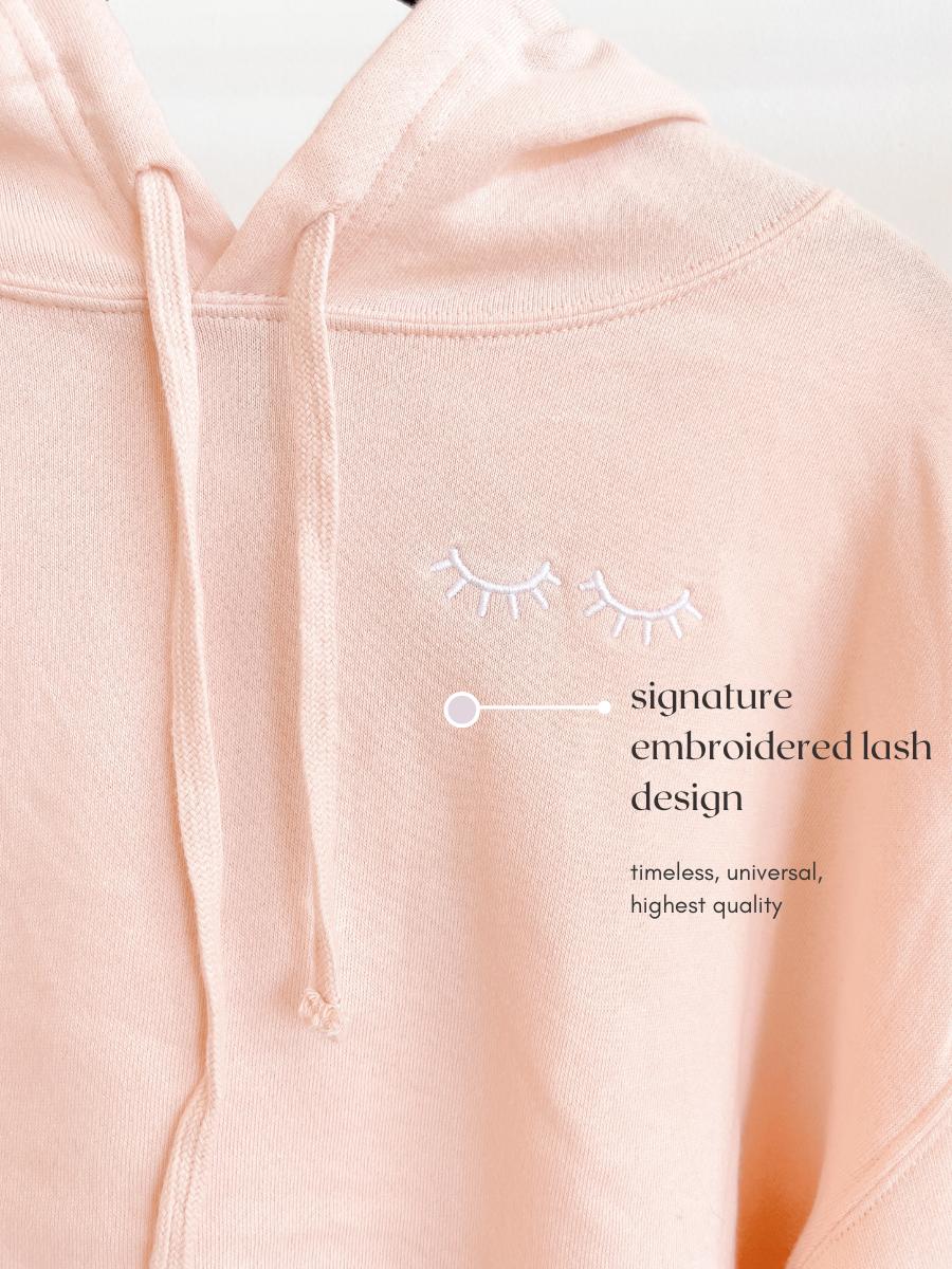 LASH embroidered matching PINK SET
