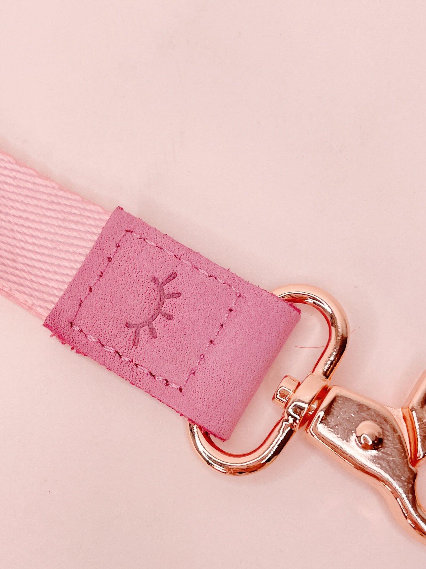 baby pink lash car keychain