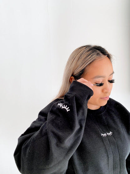 LASH embroidered crewneck