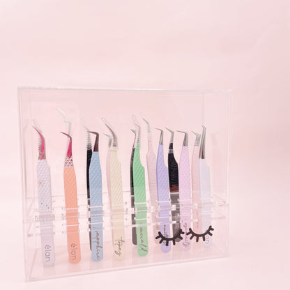 the TWEEZER LOVER 16 slots covered organizer