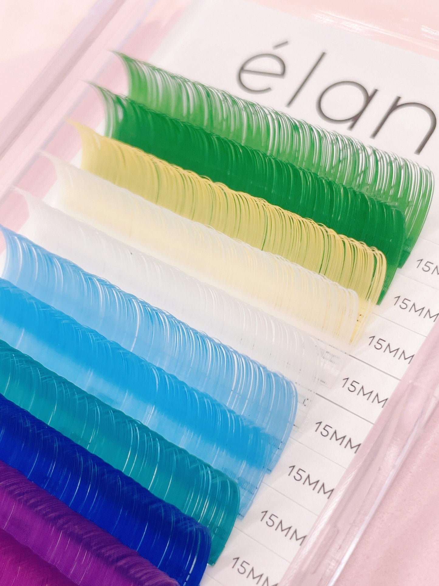 MIX COLORS 0.15 cashmere mink lashes