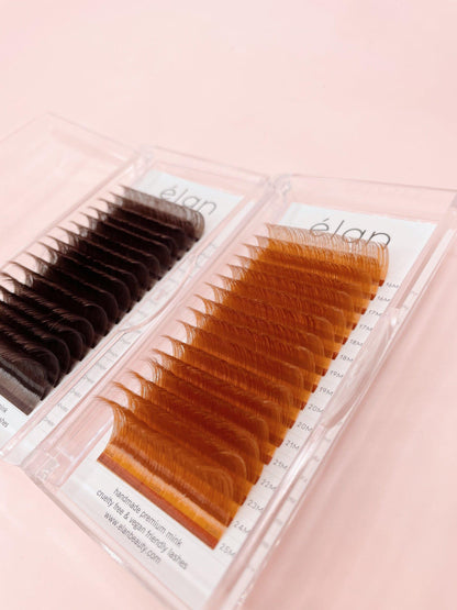 SINGLE COLOR 0.05 cashmere mink lashes