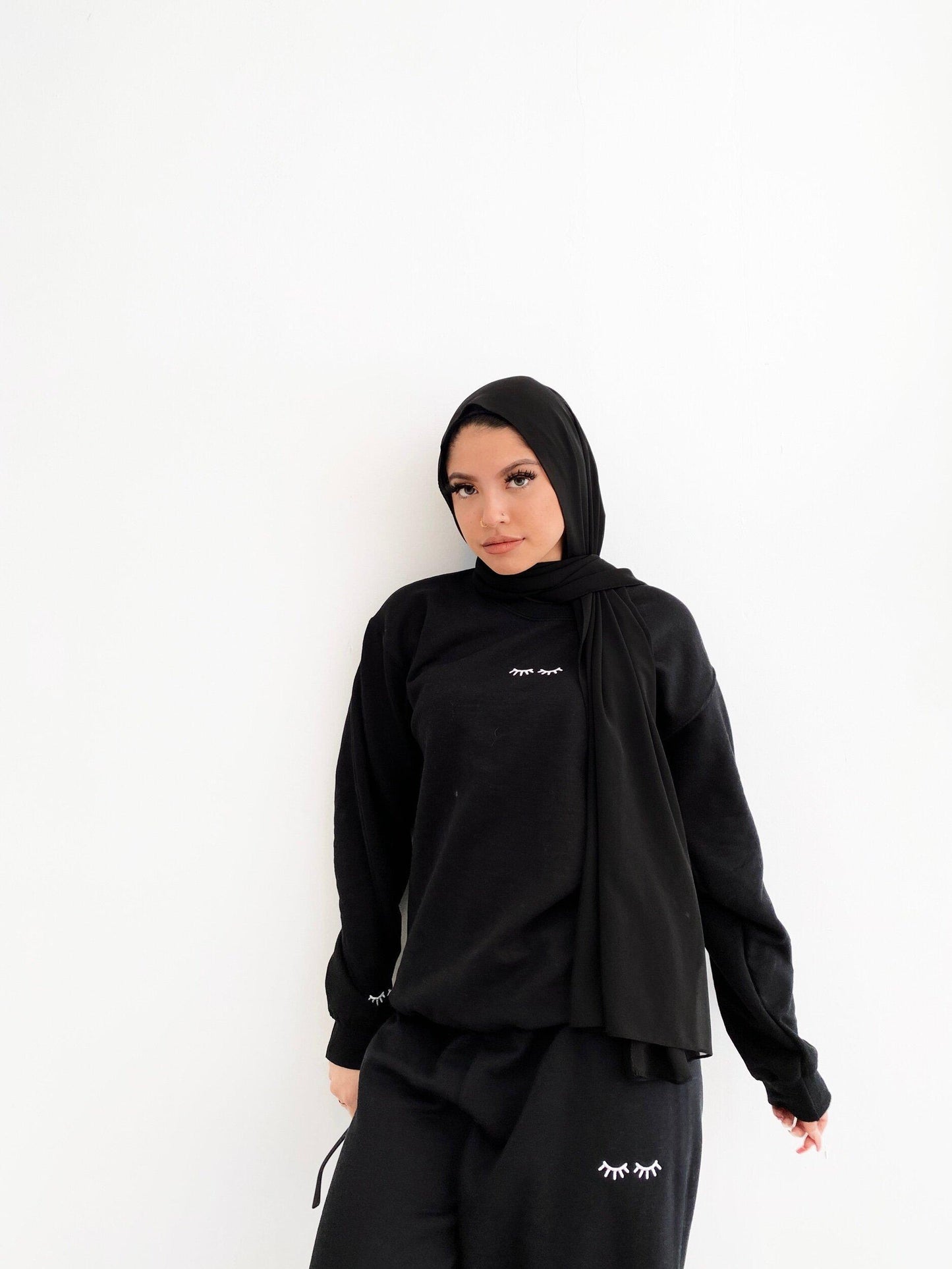 LASH embroidered crewneck