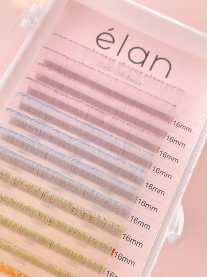 0.07 RAINBOW OMBRÉ sable silk lashes