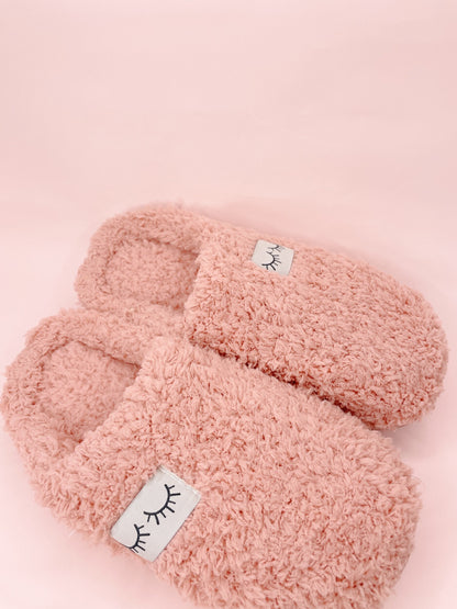 fluffy lash slippers