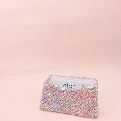 bedazzled business card stand
