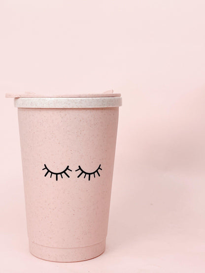 baby pink lash TUMBLER