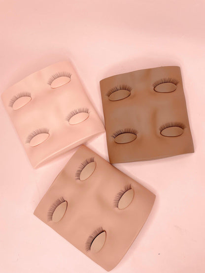 practice mannequin face with removable lids