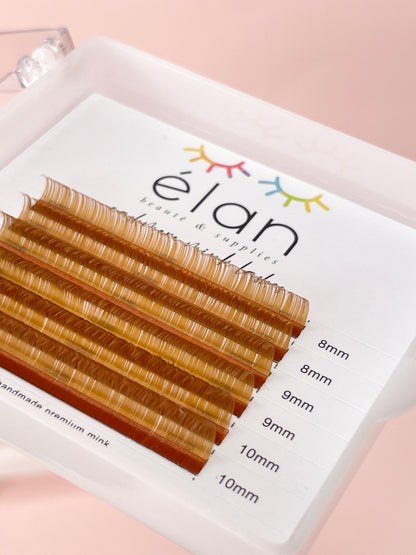 MINI BROWN SHORT LENGTHS cashmere mink lashes