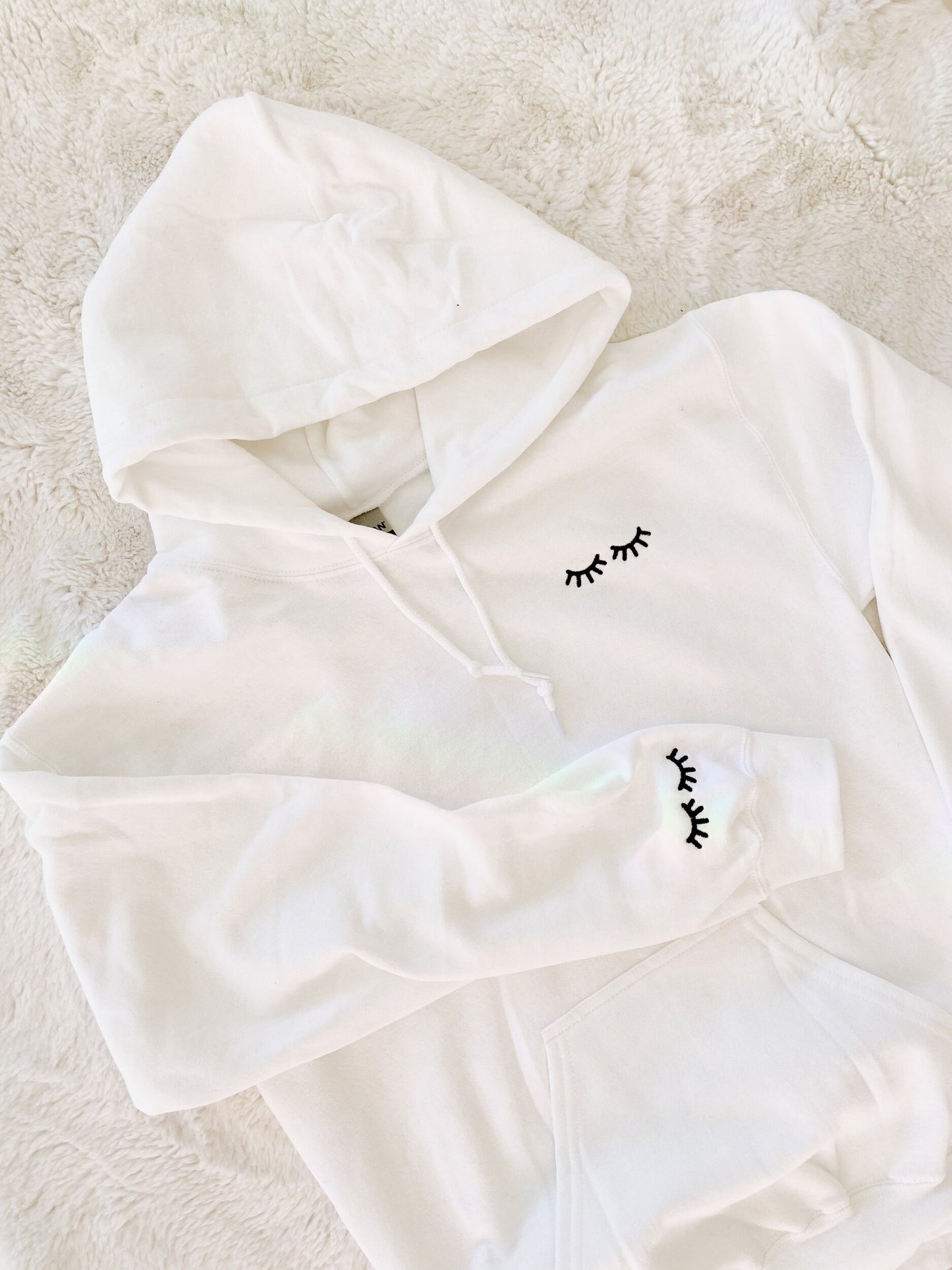 LASH embroidered hoodie