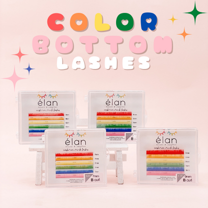 COLOR bottom lashes mini tray