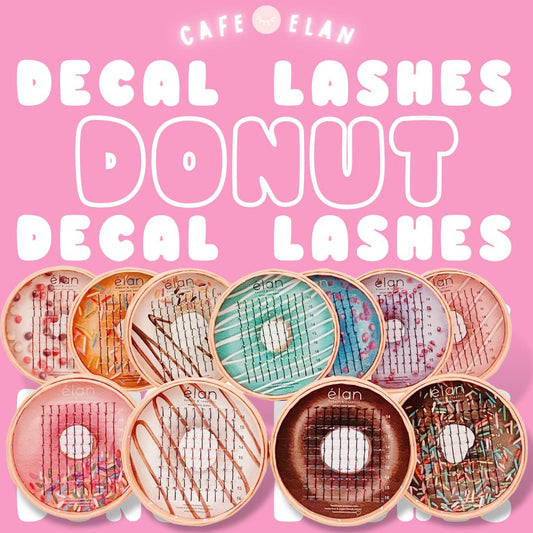 cafe élan DONUT decal lashes