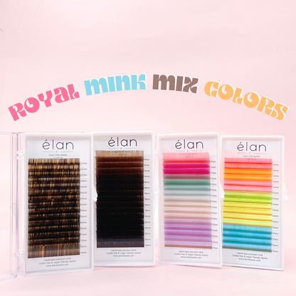 MIX COLOR royal mink lashes