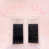 M curl ROYAL MINK lash trays 👑