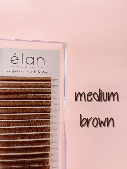 SINGLE COLOR 0.05 cashmere mink lashes